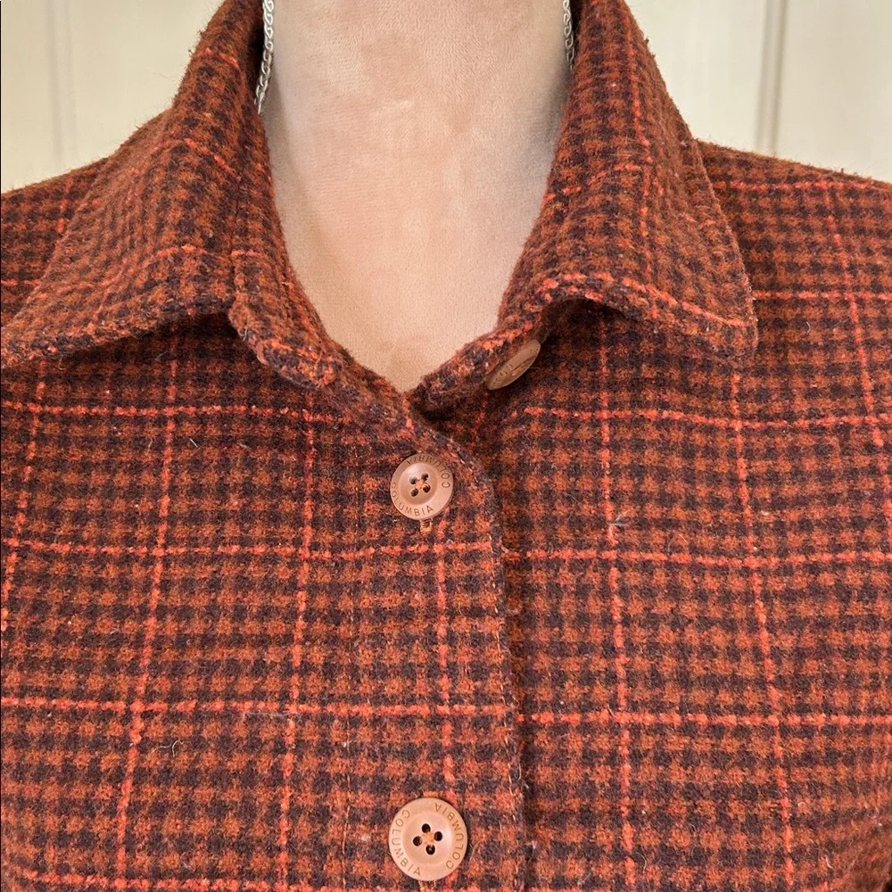 Columbia Women's Brown Plaid Jacket - Picture 3 of 5